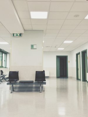 Waiting room in hospital
